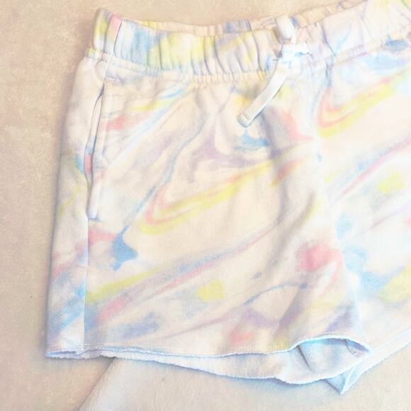 Abercrombie Kids Cotton Shorts sz 7/8 Girl's Shorts Tie dye swirl print - Picture 4 of 5